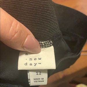 Black skinny trouser pant